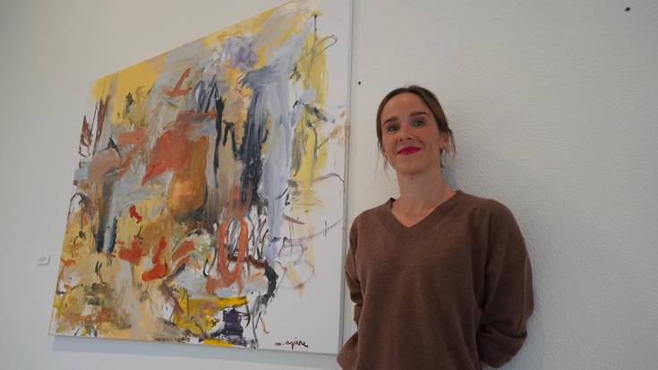 Malen Agirre: "Abstrakzioaren bitartez irudi figuratiboak sortzen saiatu naiz"