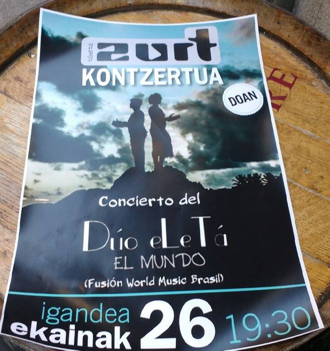 Duo eLeTaren kontzertua Zurt tabernan