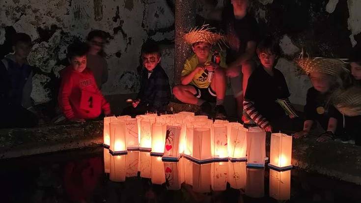 Mozorroak, jolasak eta mokadua, Arimen Gauean Aizarnan