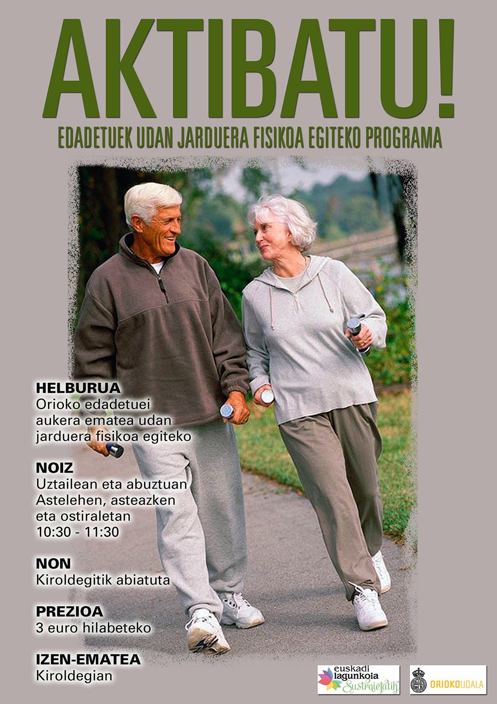Kartelak: Edadetuak udan aktibatzeko programa