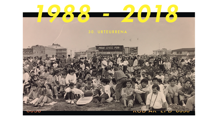 Omenaldi herrikoia egingo die Udalak duela 30 urte surf txapelketa sustatu zutenei