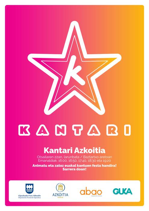 Jaialdia: Kantari Azkoitia