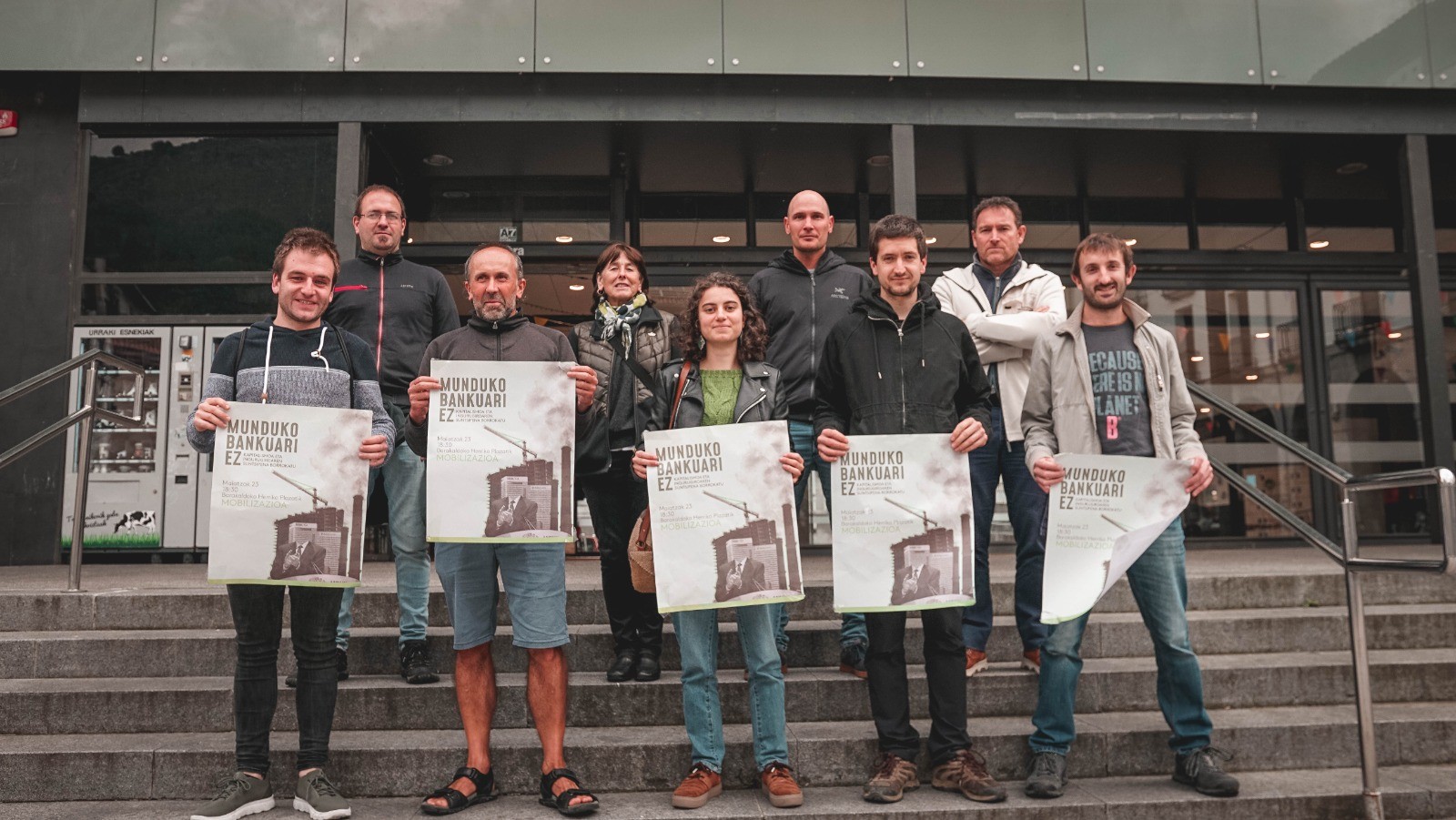Munduko Bankuari Ez! Kapitalismoaren eta ingurugiroaren suntsipena borrokatu