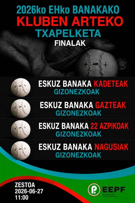 Euskal Herriko Banakako Kluben Arteko Txapelketaren finalak