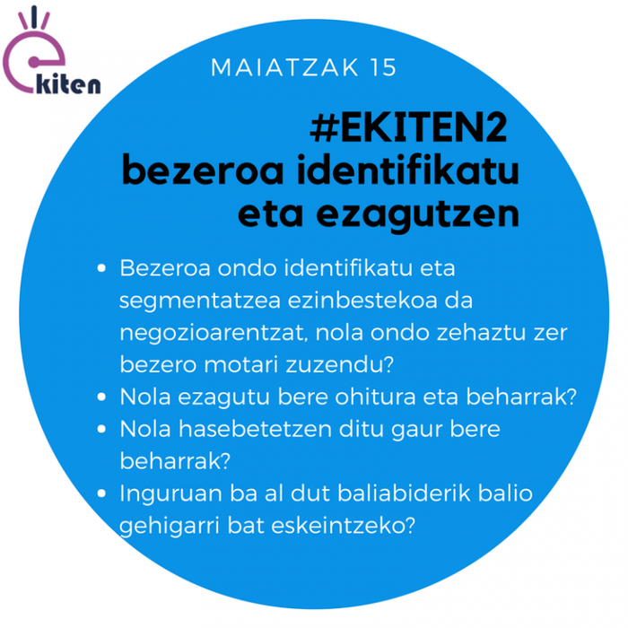 Ekiten topaketen bigarren jardunaldia egingo da datorren asteartean