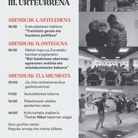 Etxape zentro sozialistaren III. urteurrena: erakusketa irekiera