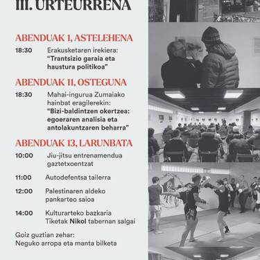 Etxape zentro sozialistaren III. urteurrena: erakusketa irekiera