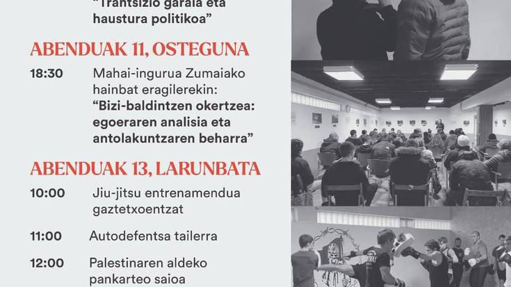 Etxape zentro sozialistaren III. urteurrena: mahai ingurua