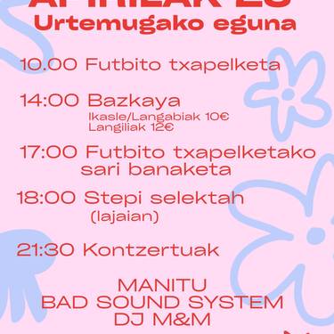 Gaztetxearen 37. urtemugako festa eguna