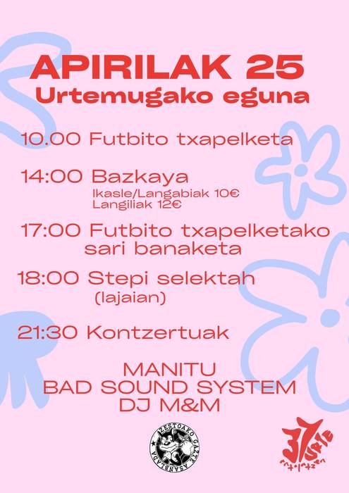 Gaztetxearen 37. urtemugako festa eguna