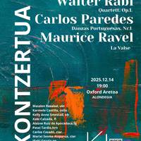 Ke! Jardunaldiak  (SAS: Rabl, Paredes & Ravel) 2025.12.14