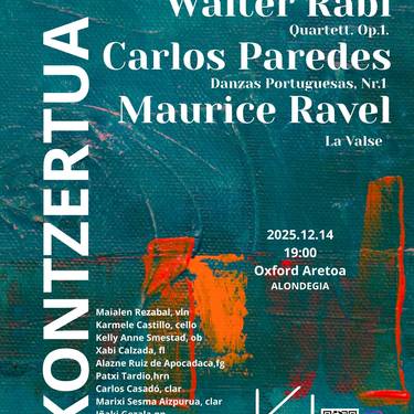 Ke! Jardunaldiak  (SAS: Rabl, Paredes & Ravel) 2025.12.14