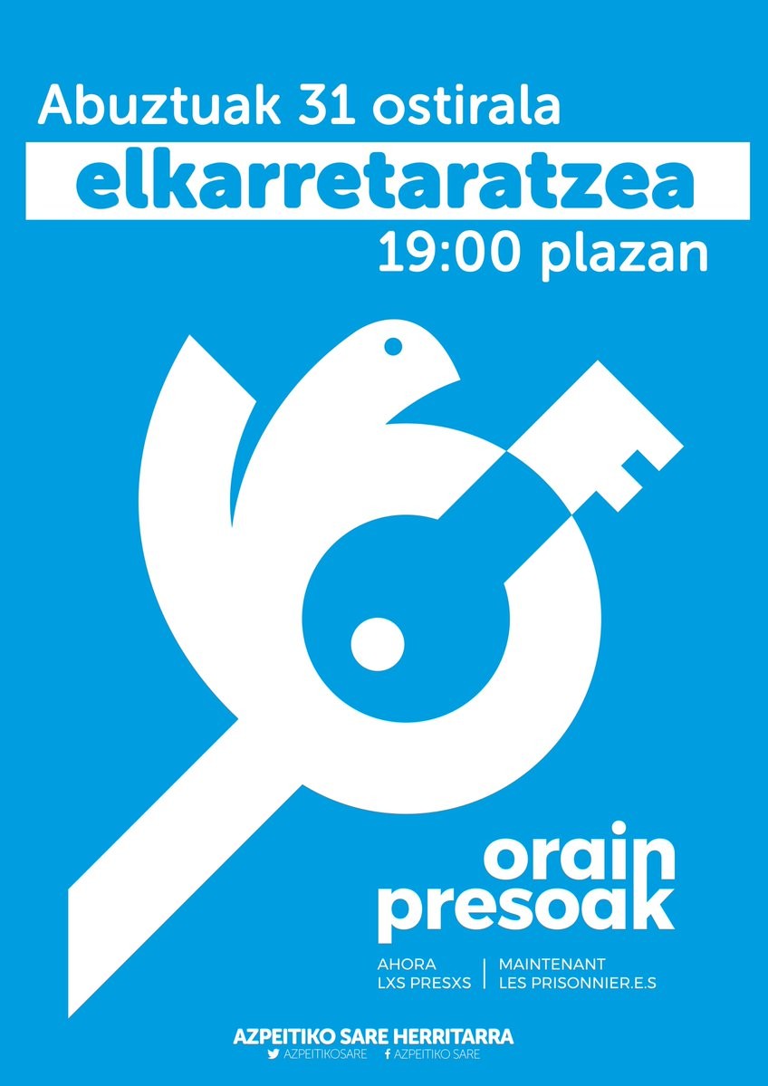 Elkarretaratzea egingo du ostiralean Azpeitiko Sarek