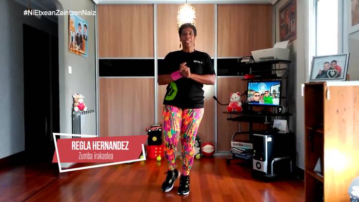 Haurrentzako zumba saioa, Regla Hernandezen eskutik