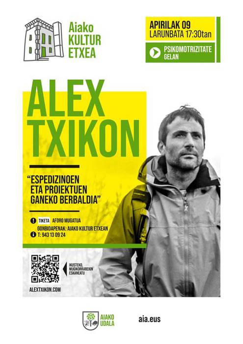 Alex Txikonen hitzaldia