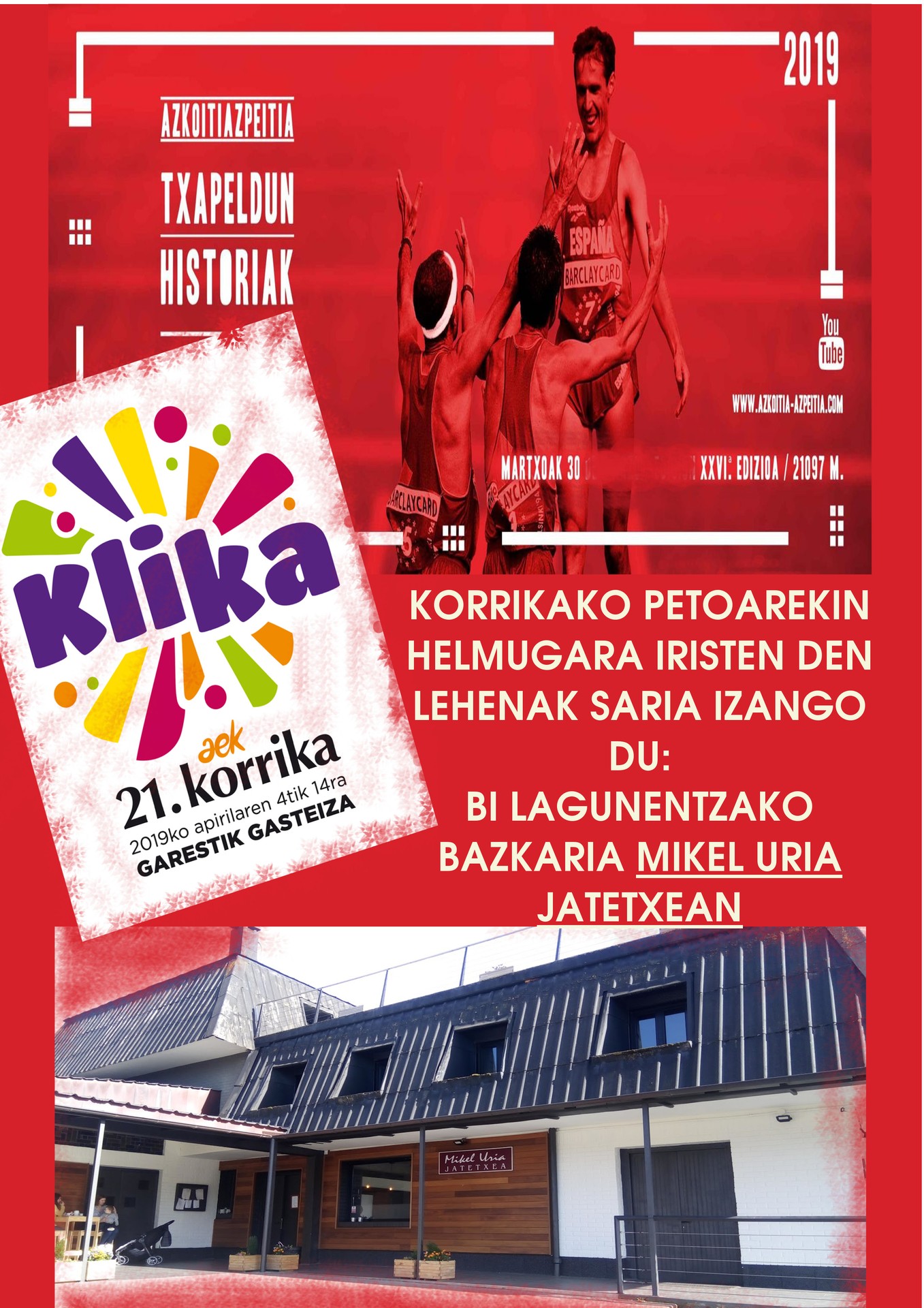 Klika! Azkoitia-Azpeitia maratoi erdian