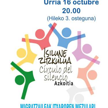 Isilune zirkulua: 'Migratzaileak itxaropen mezulari'