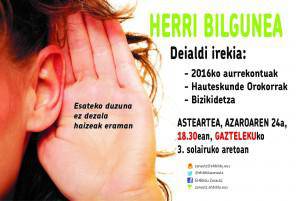 Bihar Herri Bilgunea egingo du Zarauzko EH Bilduk