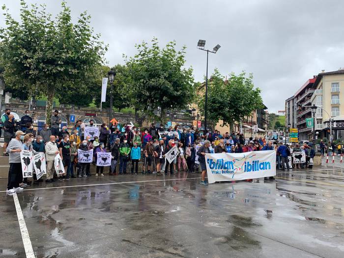 Urratsez urrats, euskal presoen etxeratzea eskatu dute bailarako herritarrek