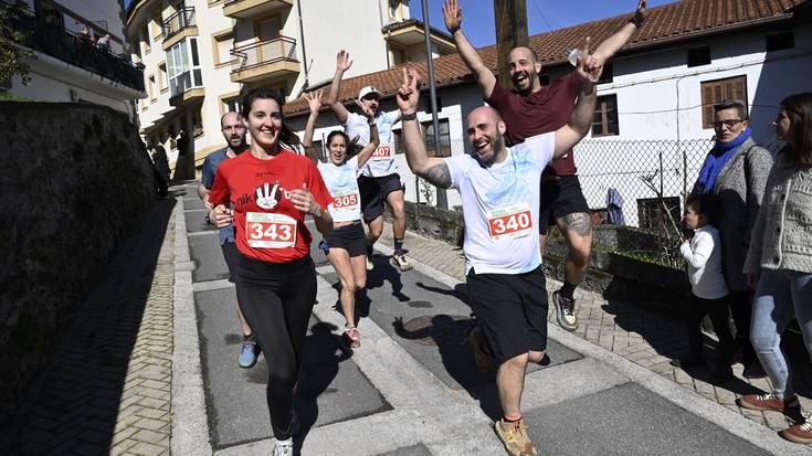 Jokin Tolosa eta Irati Larrañaga garaile Aiako mendi lasterketa berrituan