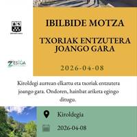 Ibilaldia: Txoriak entzutera joateko ibilbide motza