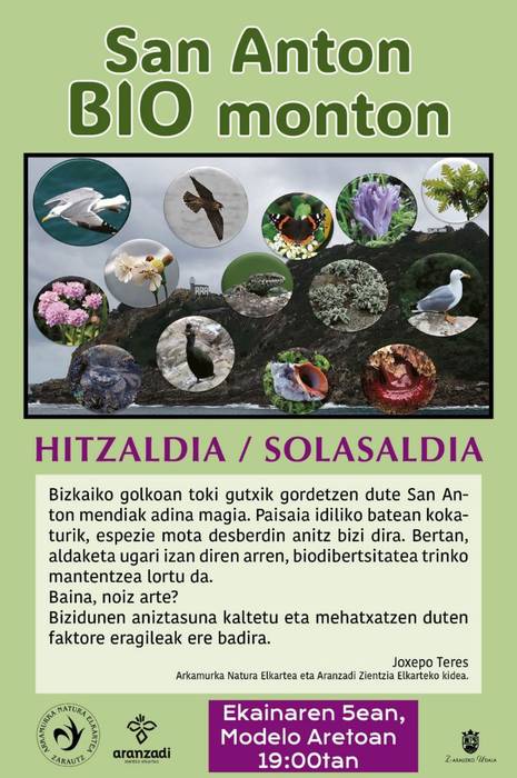 Hitzaldia: 'San Anton, BIO monton'
