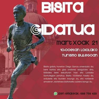 Bisita gidatua: Diego Garciaren eskultura