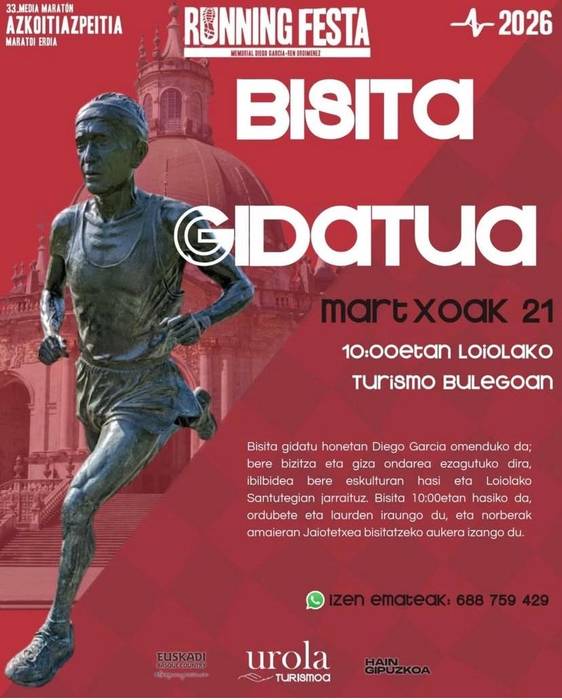 Bisita gidatua: Diego Garciaren eskultura