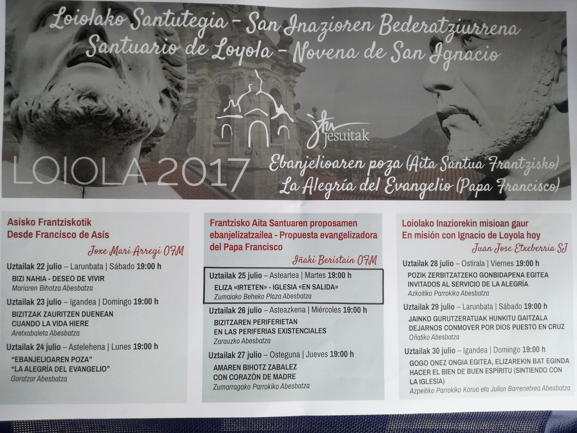 Loiolako elizan kantatuko du Beheko Plaza Abesbatzak hilaren 25ean