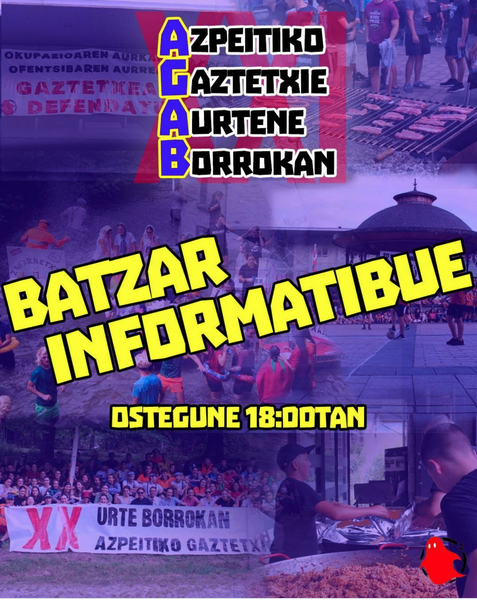 Batzar informatiboa: Azpeitiko Gaztetxearen XXI. urtemuga