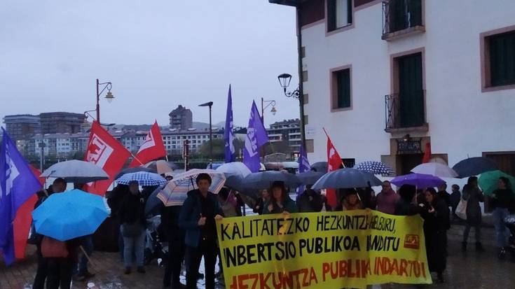 Kalitatezko hezkuntza publikoa indartzeko eskatu du LABek