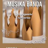 Udal Musika Bandaren Errege Eguneko kontzertua