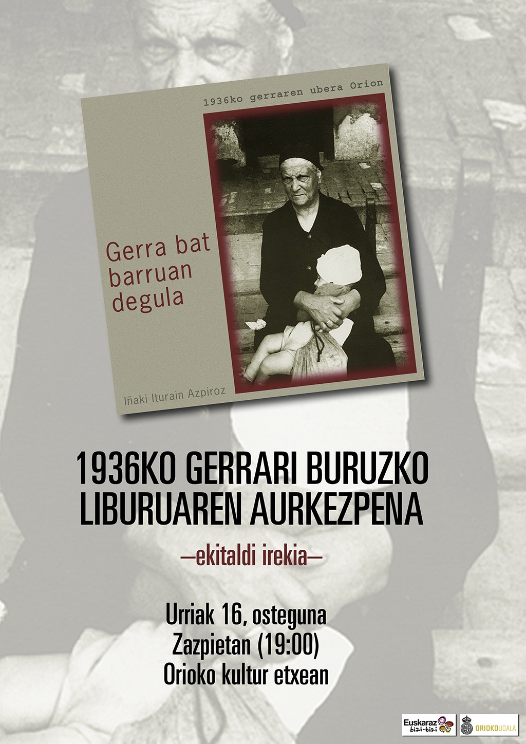 Kartelak: 36ko gerrari buruzko liburuaren aurkezpe