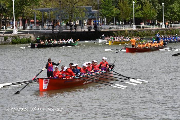 Telmo Deuneko beteranoek bigarren egin dute Bilboko estropadan