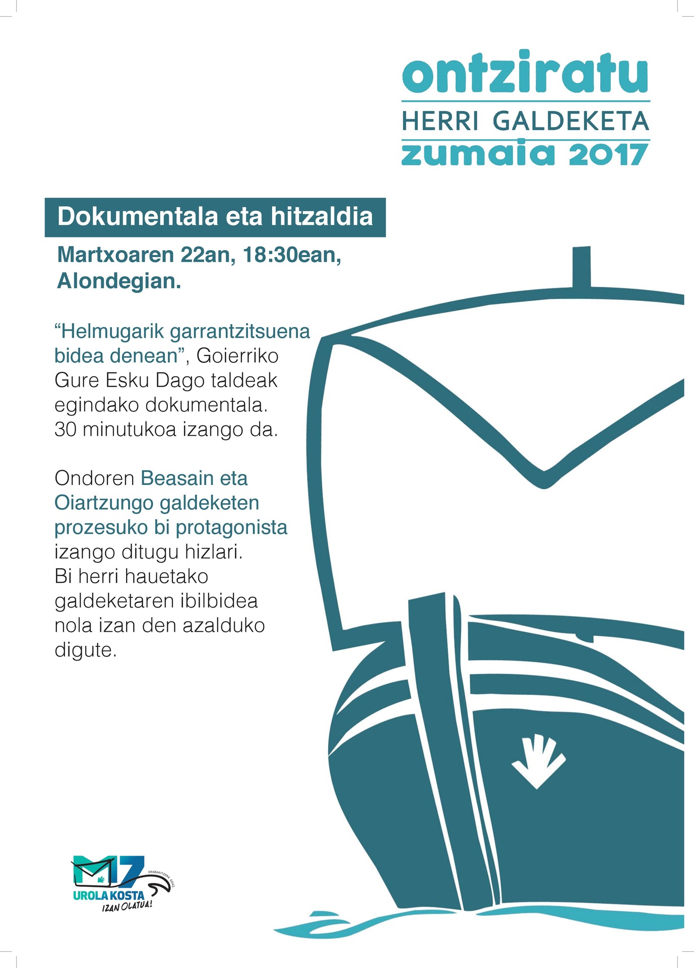 Hitzaldia antolatu dute datorren asteazkenean maiatzaren 7ko herri galdeketari begira