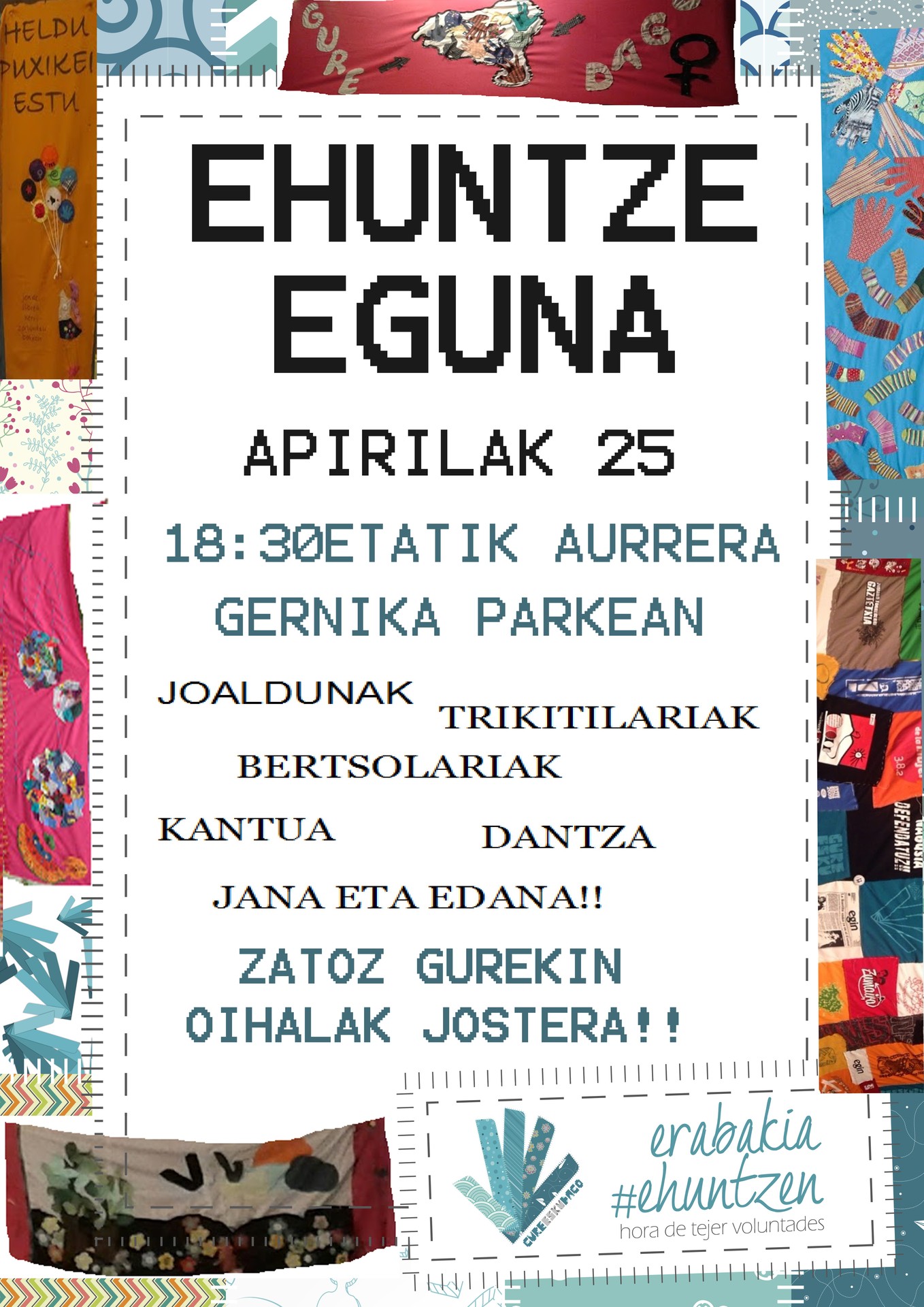 Ehuntzen Eguna ospatuko du Gure Esku Dagok larunbatean 