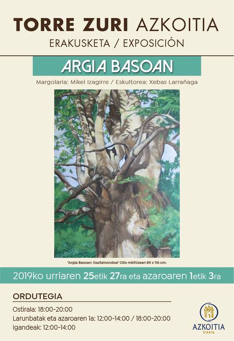 'Argia Basoan' erakusketa