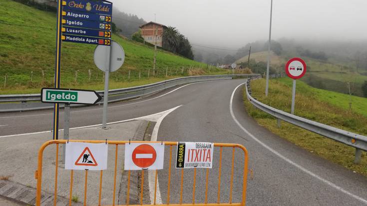 Igandean ere itxita egongo da Bentako bidea