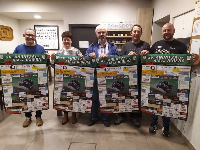 Larunbatean jokatuko dute XV. Andatzatik Aiara Igoera