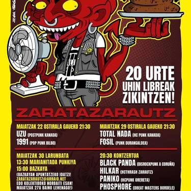 Zarata Zarautzen irratsaioaren 20. urteurrena
