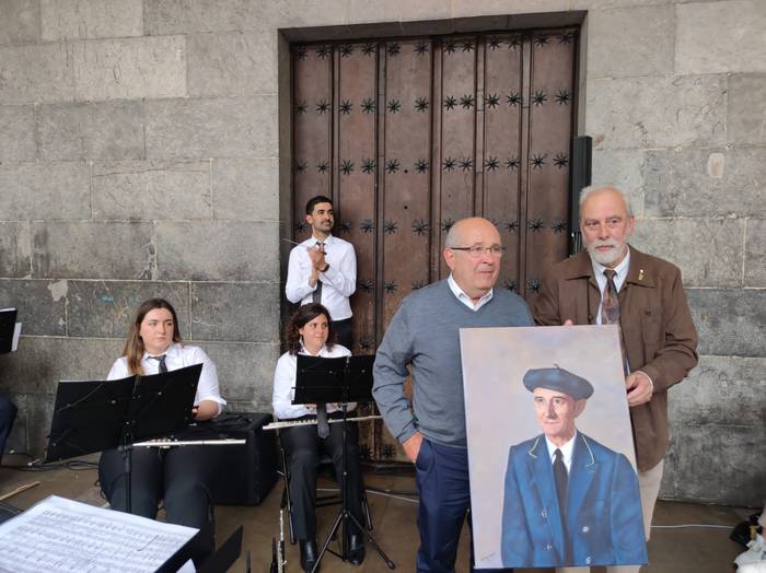 Candido Beristain zena oroitu dute haren doinuz lagunduta, musika bandaren egunean