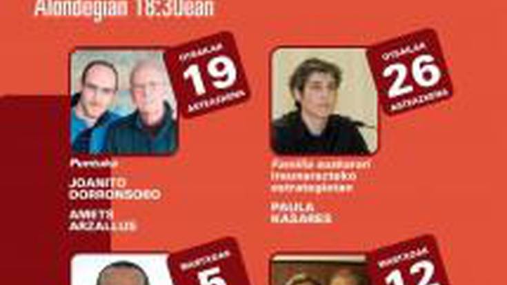 Datorren astean hasiko da 'Euskara, bestela ez gara' hitzaldi zikloa