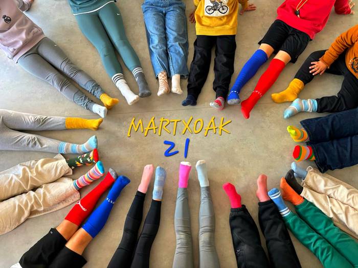 Aniztasuna kolorez jantzita, Down Sindromearen nazioarteko egunean