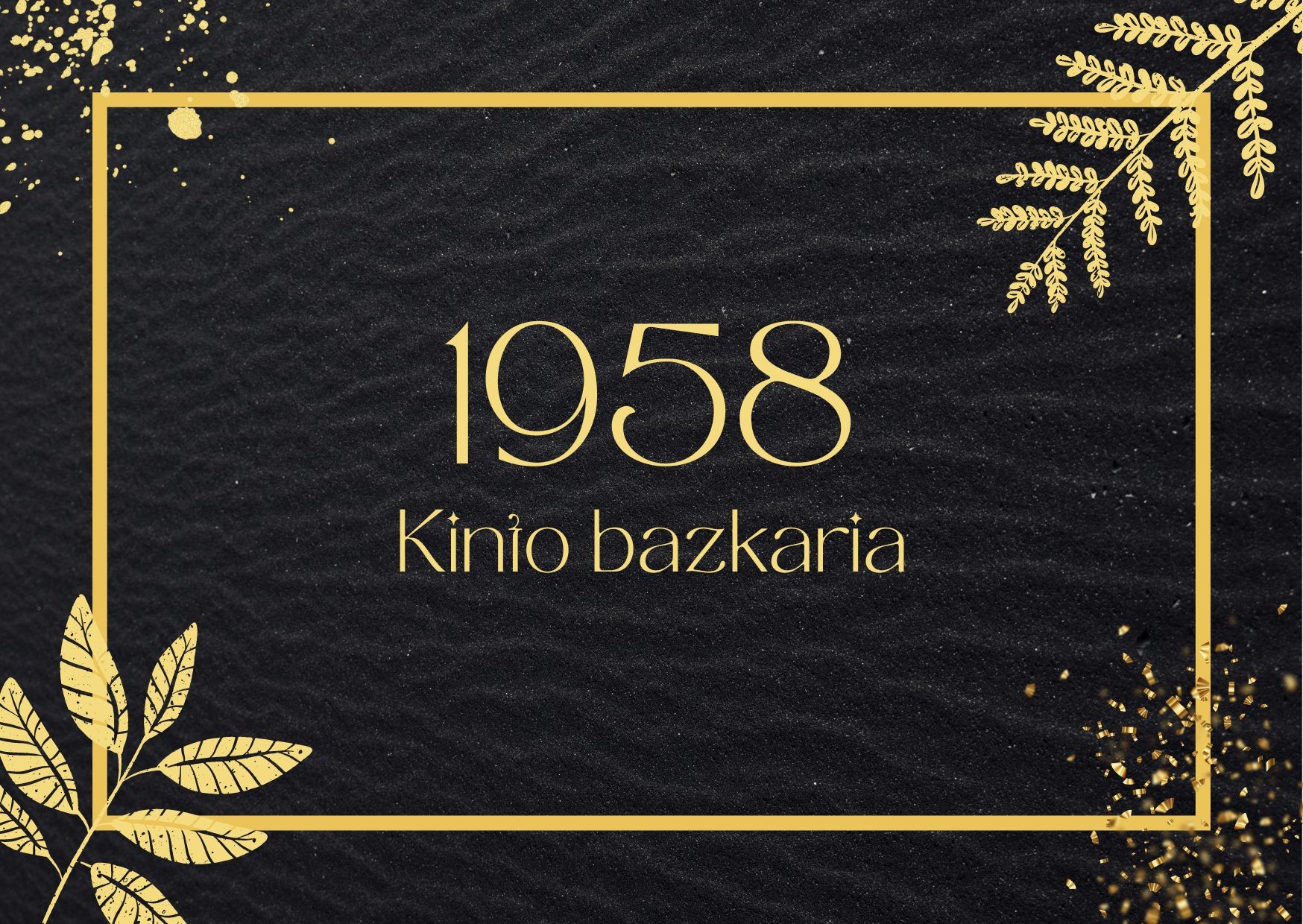 1958. urtean jaiotakoen bazkaria