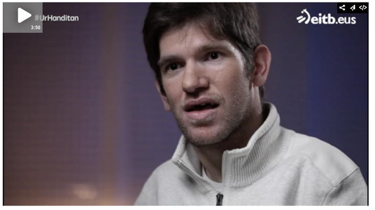 Telmo Irureta atzoko ‘Ur handitan’ saioan