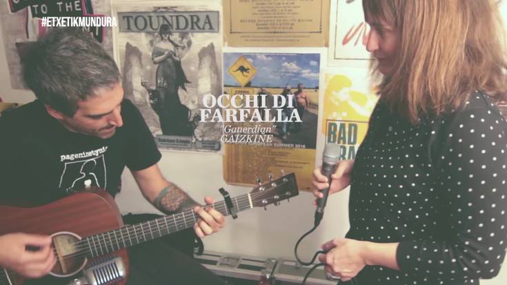 Occhi di Farfallaren abesti berri bat, etxetik mundura