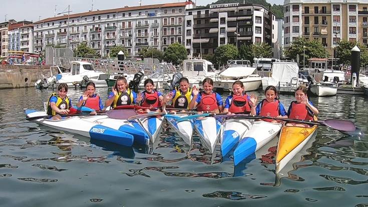 Bihar hasiko dituzte entrenamenduak Itxas Gaineko txikienek