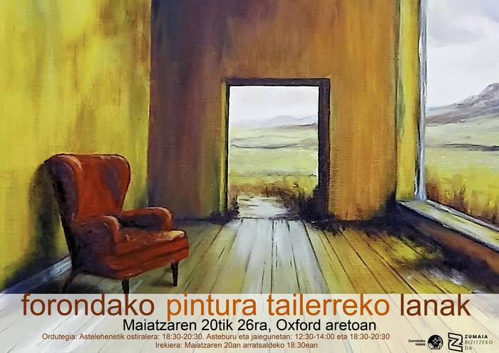 Erakusketa: Forondako pintura tailerreko lanak