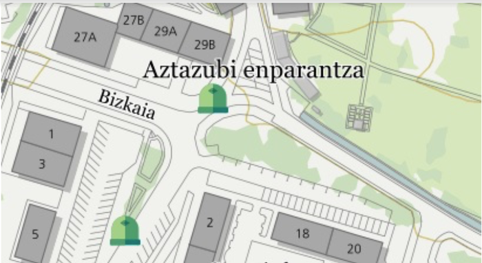 Astazubi enparantzako edukiontziak kendu egingo dituzte
