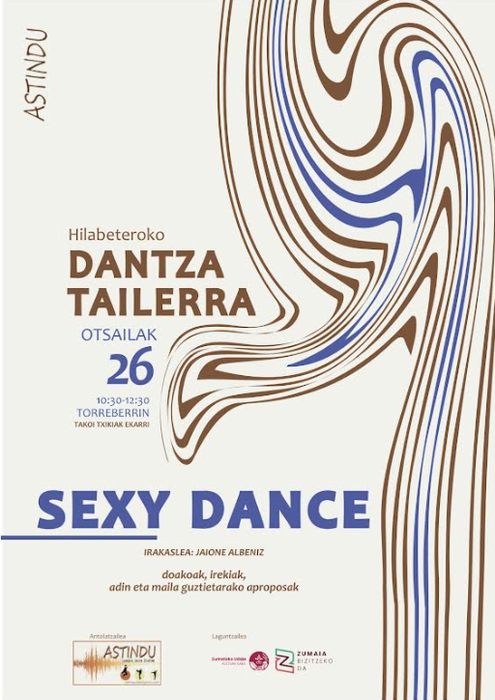 Dantza: Astinduren sexy dance tailerra